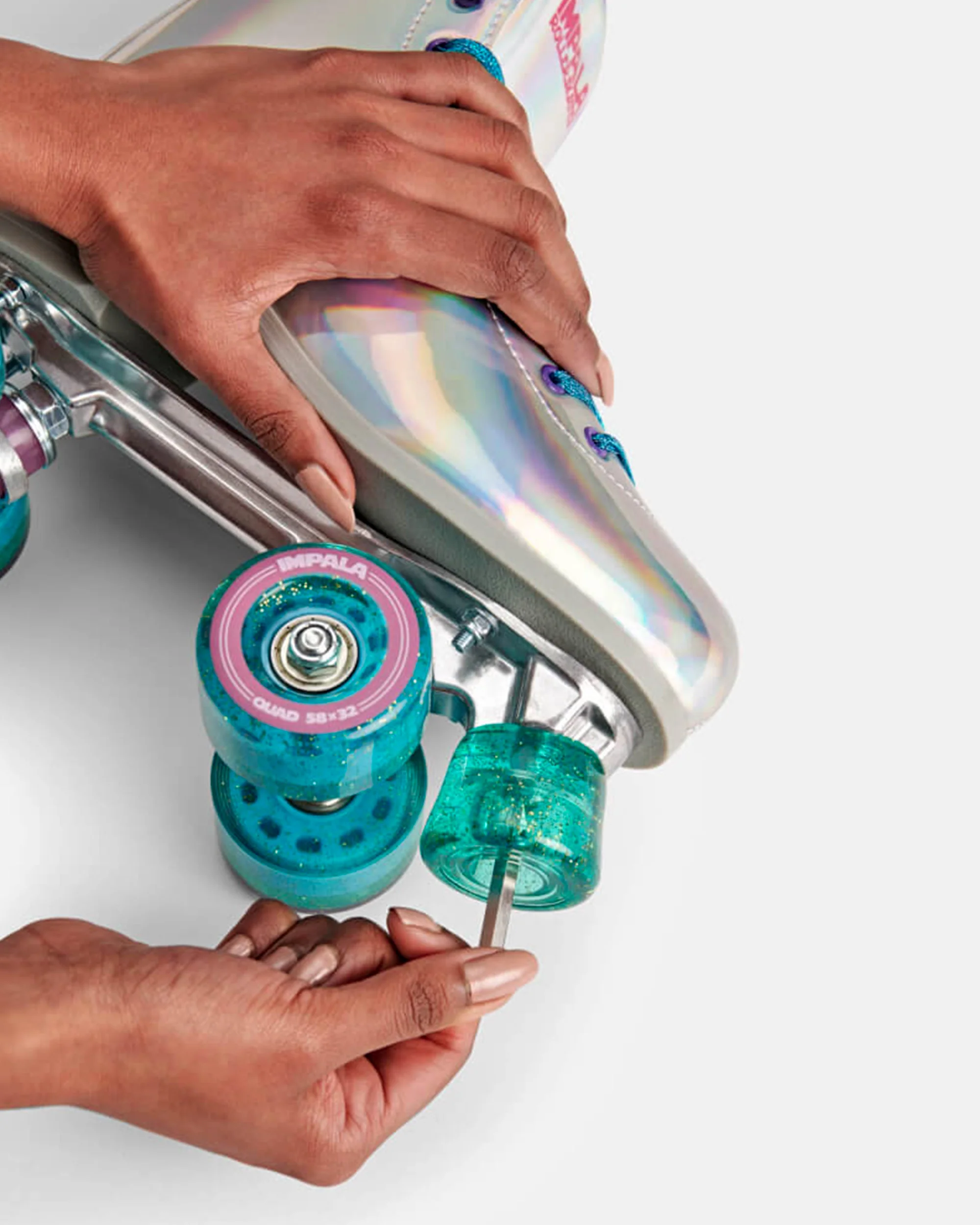Impala 2pk Stopper with Bolts - Holographic Glitter - Image 2