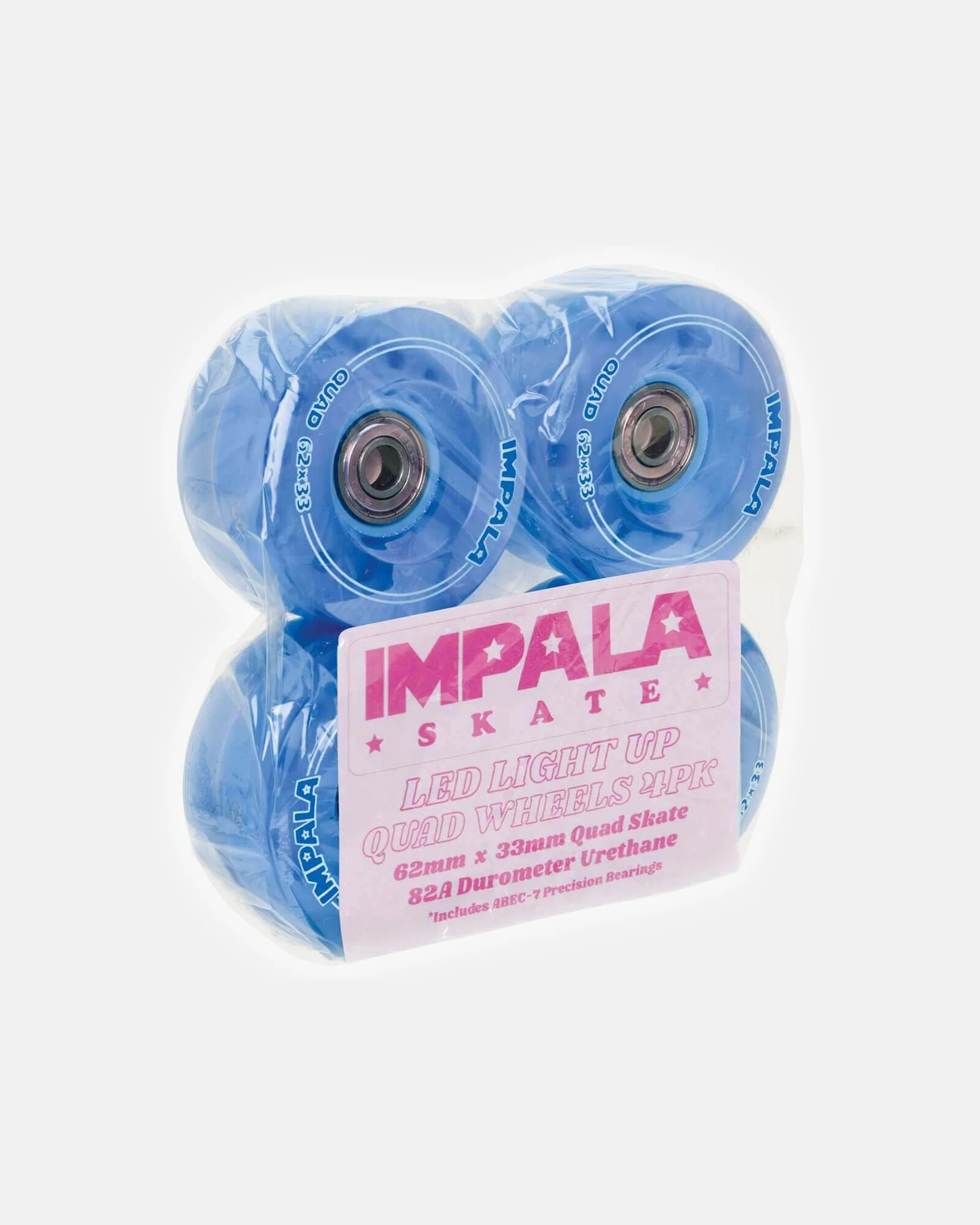 Impala Light Up Quad Wheel 4pk - Blue - Image 4