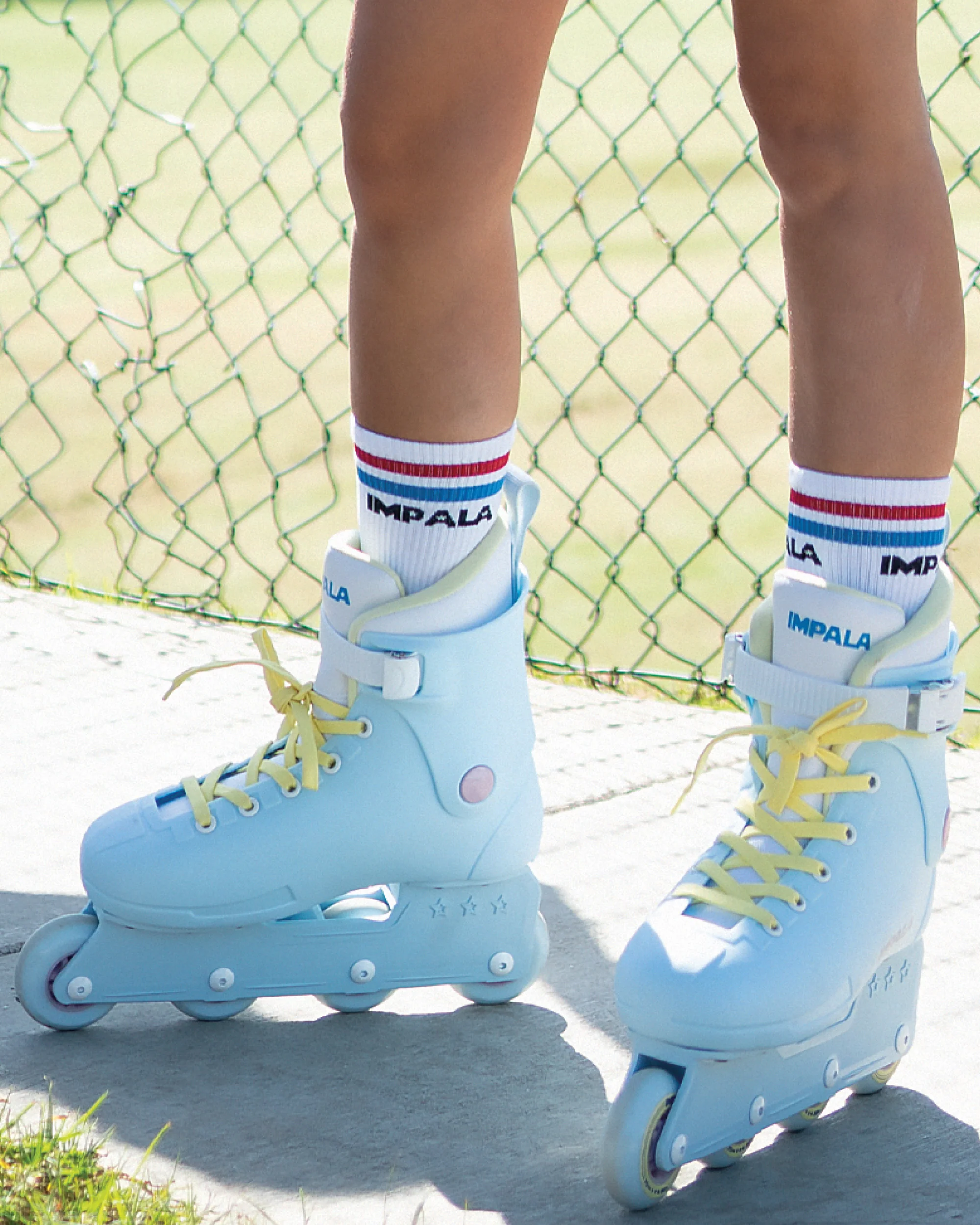 Impala Lightspeed Inline Skate - Sky Blue/Yellow - Image 6