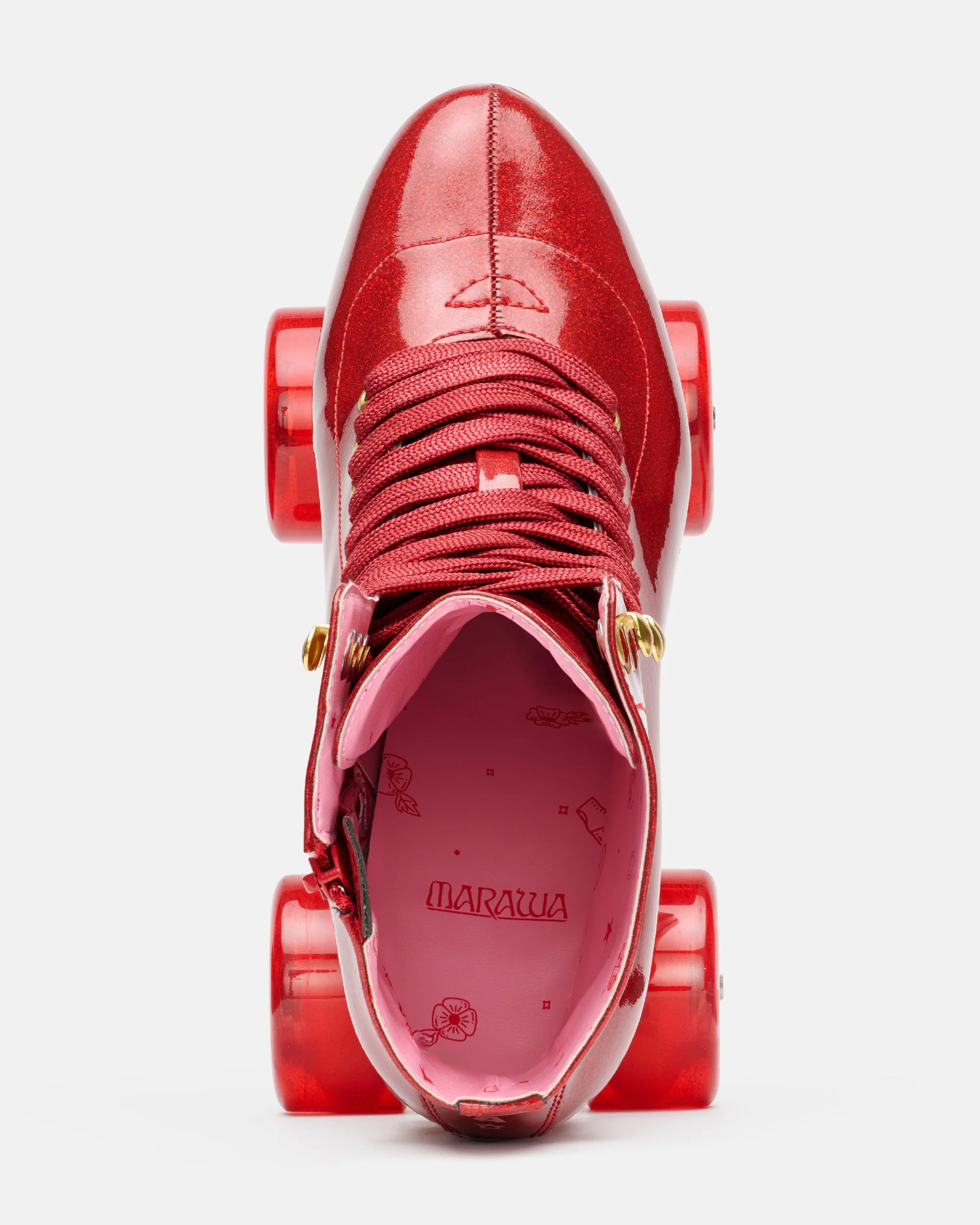 Impala Marawa High Heel Skate - Marawa Red Glitter - Image 5