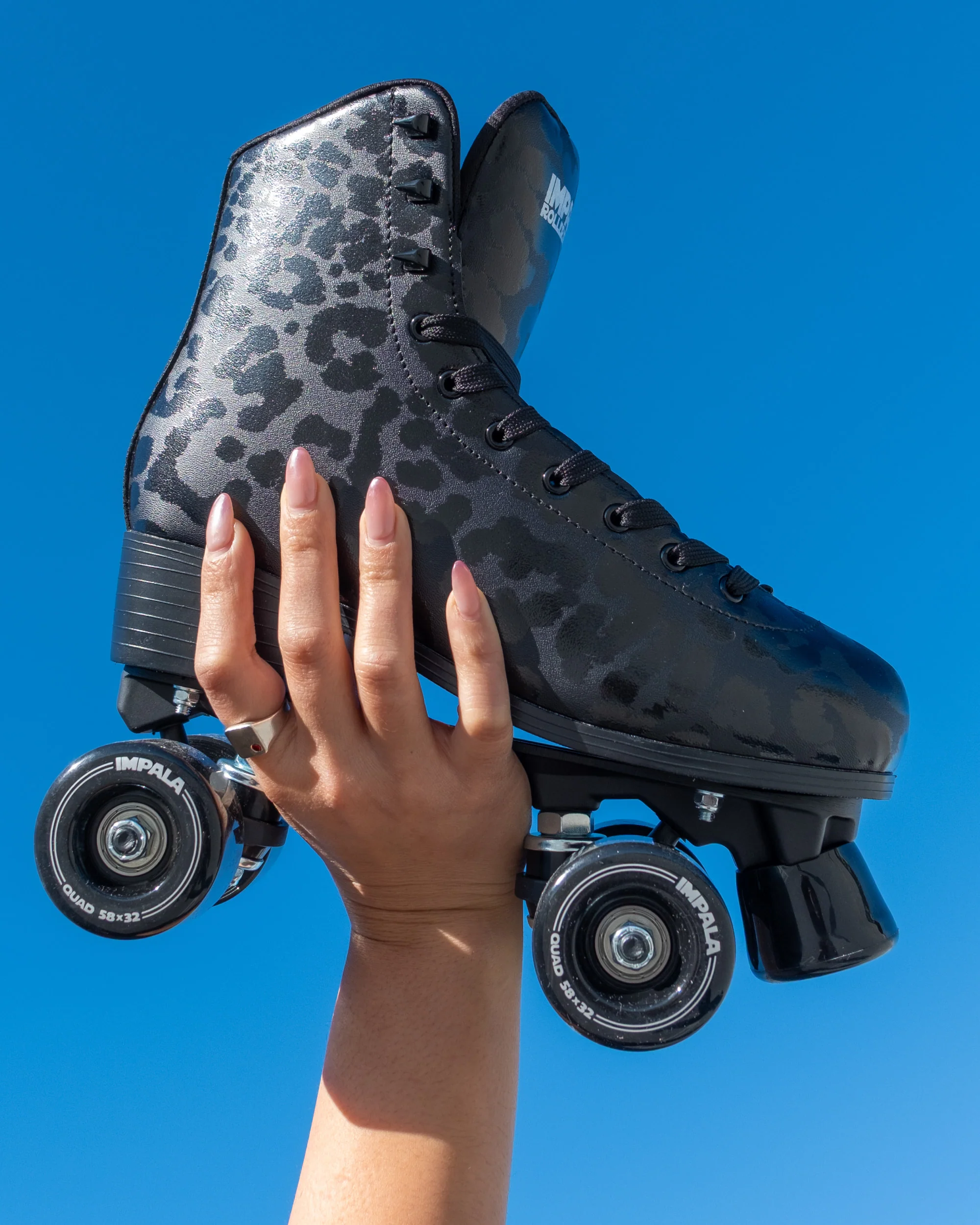 Impala Roller Skates - BLACK LEOPARD - Image 8